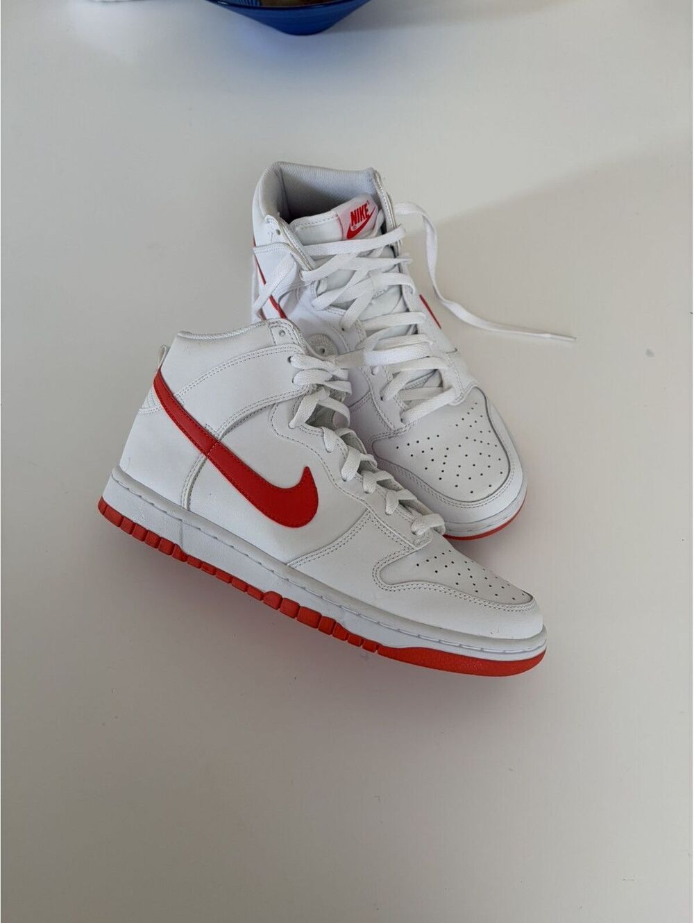 Nike dunk high parasail white/red